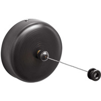Besy Retractable Clothesline Sus304 Stainless Steel Clothes Dryer With Adjustable Stainless Steel Rope String Hotel Style Heavy Duty,9.2 Feets,Oil Rubbed Bronze, Round Style