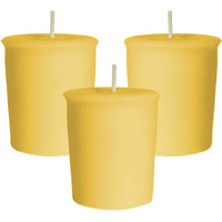 Mister Candle Spring/Summer Votive Collection Handmade Scented Votive Candles Bulk, Small Candles With Premium Wax & Essential Oils, 15 Hour Burn Time, Made In Usa, (Set Of 9, Citronella, Yellow)