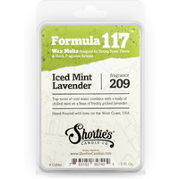 Shortie's Candle Company Iced Mint Lavender Wax Melts - Formula 117-1 Highly Scented 3 Oz. Bar - Made With Essential & Natural Oils - Fresh & Clean Air Freshener Cubes Collection