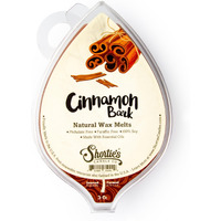 Shortie's Candle Company Cinnamon Bark Natural Soy Wax Melts - 1 Highly Scented 3 Oz. Bar - Made With 100% Soy And Essential Fragrance Oils - Phthalate & Paraffin Free, Vegan, Non-Toxic