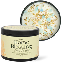Circe Spell Candle Home Blessing    Coconut Soy Wax Candle Jar - Premium Hand Poured & Long Burning - Herbs, Crystals & Natural Fragrance Oils- Peaceful, Cleansed & Loving Space - Self Care, Gift- 8Oz