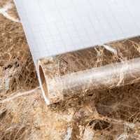 Brown Granite Wallpaper Peel Stick Matte Thick Marble Contact Paper For Countertop 16 X 354 Inch Waterproof Oil Proof Self Adhesive Furniture Stickers Kitchen Counter Shelf Liner Wall Vinyl Decorative