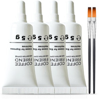 4 Pack Espresso Machine Grease - Coffee Oil 5G Tube - Silicone Grease Maintenance Kit For Care And Maintenance Of All Coffee Machines, Food Grade Grease For All Expresso Machines