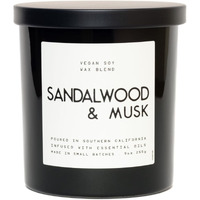 Leoben Company | Masculine Aromas 9Oz | 50 Hours | Soy Wax | Scented Mens Candles With Natural Essential Oils | Vegan (Sandalwood & Musk)