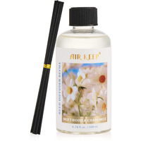 Airkeep Reed Diffuser Oil Refill With Diffuser Sticks, 6.76 Fl Oz(200Ml) Chamomile Wood Scented Oils, Aroma Therapy, Home Fragrance & Air Freshener, Office D  Cor, Decoration