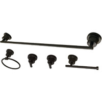 Kingston Brass Bah82134478Orb Concord Bathroom Hardware Set, 24-7/8"" Towel Bar, Oil Rubbed Bronze