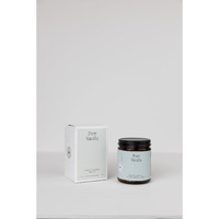 Fontana Candle Co - Pure Vanilla Candle | Lightly Scented Candle | Made From Beeswax And Coconut Oil | Essential Oil | Wood Wick | Long Lasting | Clean Burn And Non Toxic
