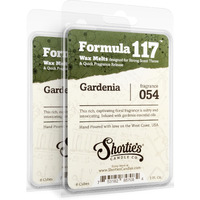 Shortie's Candle Company Pure Gardenia Wax Melts Multi Pack - Formula 117-2 Highly Scented 3 Oz. Bars - Made With Essential & Natural Oils - Flower & Floral Warmer Wax Cubes