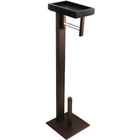 Kingston Brass Scc8505 Edenscape Freestanding Toilet Paper Holder With Storage Shelf, Oil Rubbed Bronze 7.88 X 7.88 X 29.13