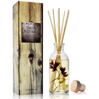 Urban Naturals Vanilla Woods Reed Diffuser Scent Sticks Gift Set | Smoked Vanilla Bean, Tonka Bean, Birchwood & Sandalwood | Light Woodsy Scent Made With Essential Oils & Real Botanical Pieces