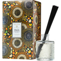 Voluspa Baltic Amber Scented Reed Diffuser, 3.4 Oz, Oil Reed Diffusers For Home, Handcrafted In The Usa
