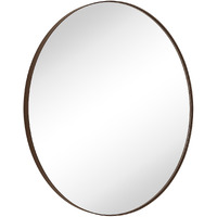 Tehome 30 Inch Oil Rubbed Bronze Round Mirror Dark Bronze Circle Wall Mounted Mirror Circular Round Mirror For Bathroom Vanity