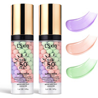 3 In 1 Primer For Face Before Makeup, Spf 50, Tinted Moisturizer Sunscreen Isolation Cream, One Step Color Corrector Makeup Primer, Color Correcting Concealer Oil Control, Base De Maquillaje, #01+#01