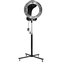3 In 1 Orbiting Infrared Hair Dryer,Free-Stand Hair Dryer With Universal Wheels,Perm Processor Stand Hair Dyeing For Hair Care,Dyeing,Oil Treatment (Black 2)