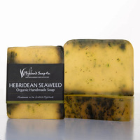 The Highland Soap Company, Handmade Scottish Organic Vegetable Oil Glycerin Soap Bar, Hebridean Seaweed, 5.3Oz (Pack Of 2)