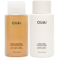 Ouai Detox Shampoo & Thick Hair Conditioner Bundle - Clarifying Shampoo For Build Up, Dirt, Oil, Product And Hard Water & Moisturizing Conditioner For Thick Hair (2 Count)