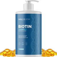 Rosemary And Biotin Shampoo For Thinning Hair - Vegan Volumizing Shampoo For Fine Hair With B Vitamins Argan Oil & Tea Tree Essential Oil - Paraben Silicone And Sulfate Free Vegan Formula (25 Fl Oz)