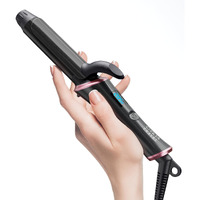Civeya Travel Curling Iron Dual Voltage(110-240V),1 Inch Mini Curling Iron Travel Size With 5 Adjustable Heat Settings, Ceramic Barrel With Argan Oil Infused, Portable