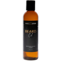 Bask & Lather Beard Growth Oil, Frizz Free Hair Oil For Men Beard Care With Vitamins & Natural Ingredients To Hydrate, Smooth & Soften For Shiny, Thicker Fuller Beard Hair And Texture, 4 Fl Oz