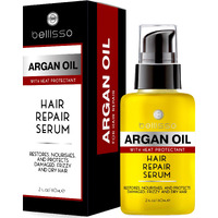 Moroccan Argan Oil Serum - Frizz Control Hair Care Products For Women - Moisturizer Treatment For Damaged, Frizzy, Dry, Curly And Straight Hair - Travel Size Hydration And Leave In Conditioner