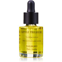 Nailberry Little Treasure Nourishing Cuticle Oil | Multi-Vitamin Sweet Almond Oil | Nail & Cuticle Oil | Hydrates, Protects, & Rejuvenates | Vegan | Certified Halal And Cruelty Free | 12-Free | 11 Ml