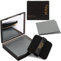 Jutqut Oil Blotting Sheets For Face With Travel Makeup Mirror - Bamboo Charcoal 200 Sheets, Oil Absorbing Papers, Makeup Friendly, For Oily Skin
