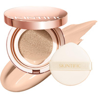 Skintific Cushion Foundation | Full Coverage, Weightless, Skin Fit, Satin Glow Finish, Oil-Control Waterproof Fondation, Sweatproof Flawless Bb Cream Cc Korean Makeup