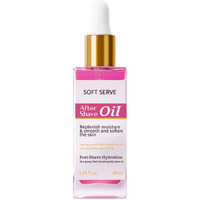 Strawberry Vanilla After Shave Oil, Soothing And Moisturizing, Prevents Ingrown Hair And Razor Burn, Natural Extracts, Fast Absorption, Irritation-Free Skin For Daily Use