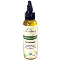 Organic Anti-Itch Scalp Treatment, Soothing And Nourishing Treatment For Dry, Flaky Scalps, Anti-Dandruff Scalp Oil Enriched With Tea Tree, Lavender And Rosemary Oil, 2Oz