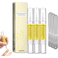 Generic Nail Growth Oil, 3Pcs Nail Growth And Strengthener, Instant Nail Repair For Peeling Breaking Thin Nails
