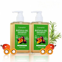 Gypsophila 2 Pack Batana Oil Shampoo For Hair Growth, Rosemary Shampoo - Nourishing & Rejuvenating For Softness & Volume, Suitable For Men & Women, Reduces Hair Loss