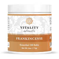 Vitality Extracts Frankincense Balm - 6Oz, Boswellia Serrata, Beeswax, Olive Oil, Moisturizer For Dry, Cracked Skin, All Skin Types