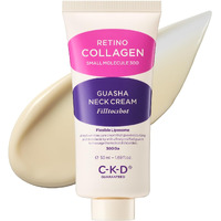 Ckd Gua Sha Neck Cream Filltocshot [Refill] - Advanced Anti-Aging Neck Firming Cream With Massage Roller. Visibly Reduces Wrinkles, Lifts & Tightens Sagging Skin, Boosts Elasticity, Korean Skincare.