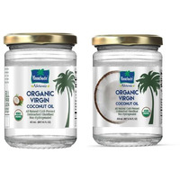 Parachute Naturalz Organic Virgin Coconut Oil | Cooking, Hair, Body Oil & Pulling | Cold Pressed | Unrefined | Unbleached | Mct Oil | Usda Certified | 6.7 Fl.Oz | Pack Of 2 | Glass Jar