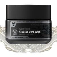 Beard Cream For Men By Beard Struggle -Vanir's Wisdom Beard Butter, Moisturizer & Softener For Men - Itch Relief, Hydration With Avocado & Jojoba Oils - Beard, Mustache & Corase Growth Cream, 50G