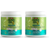 Ors Olive Oil Max Moisture Deep Treatment Conditioner With Rice Water & Electrolytes 20.0 Ounces (2)