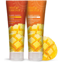 Desert Essence Island Mango Shampoo & Conditioner Bundle - 8 Fl Ounce - Enriching - Shea Butter - Jojoba Oil - Smooth & Silky - Soft & Healthy