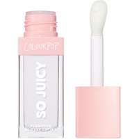 Colourpop So Juicy Plumping Glossy Lip Oil - Hydrating & Plumping Lip Oil With A Sheer Wash Of Non-Sticky Color - Infused With Peptides, Ceramides & Ginger - Lychee Jelly (0.29)