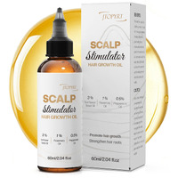 Jtopyrt Scalp Stimulator Hair Growth Oil: Rosemary Castor Blend For Thinning Hair, Daily Nourishment & Thicker Strands, Natural Oils For Men/Women