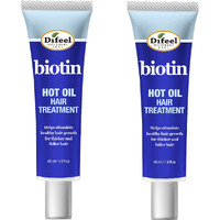 Difeel Hot Oil Hair Treatment With Biotin 1.5 Oz. (Pack Of 2) - Biotin Hot Oil Treatment