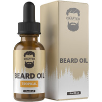 Beard Oil By Crafted Beards - Beard Oil Conditioner - Leave Your Beard Feeling Amazing - All Natural Ingredients - No Residue - Mustache Oil - 1Oz - Made In The Usa (Honey Coco Mango)