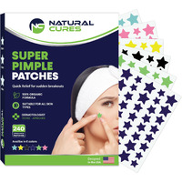 Star Pimple Patches For Face - Hydrocolloid Acne Patches For Quick Zit Relief And Blemishes, Invisible Spot Stickers That Stay All Night, Gentle For All Skin Types, Oil-Free (240 Count)