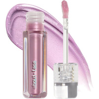 About-Face Light Lock Lip Gloss Please Obey- Non-Sticky, High-Shine Lip Oil Gloss With Coconut Oil, Peppermint & Lavender - Vegan, Cruelty-Free, Clean Beauty - 0.21 Oz (Iced Lavender)