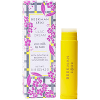 Beekman 1802 Lilac Dream Lip Balm - 0.15 Oz - Scented - Hydrates, Softens & Repairs - With Goat Milk, Beeswax & Sunflower Oil - Good For Sensitive Skin - Cruelty Free