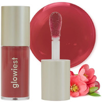 Glowiest Dream Glow Tinted Lip Oil ; 3-In-1 Formula: Lip Gloss With A High Shine Finish, Non-Sticky Long Lasting | Korean Plumped Tinted Lip Oil - 0.19 Fl. Oz. 5.7 Ml (004 Rosewood, Original)