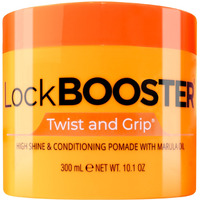 Style Factor Lock Booster Twist & Grip Braid Gel (10.1 Oz.) With Marula Oil - Strong Hold, Flake-Free, Frizz-Free Hair Braiding Gel For Defined & Long-Lasting Twists, Locs & Braids
