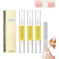 Generic 3-Pack Rejuvenation Nail Growth Oil With Nail File - Nail Oil For Growth, Strength & Repair