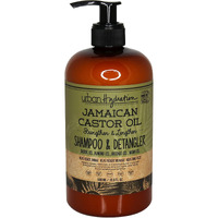 Urban Hydration Jamaican Castor Oil Shampoo And Detangler | Sulfate, Paraben And Dye Free, Cleanses, Hydrates And Repairs Damage For Soft, Strong And Shiny Hair, All Hair Types, 16.9 Fl Ounces