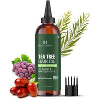Botanic Hearth Tea Tree Oil For Hair (4 Fl Oz) | With Jojoba & Grapeseed Oils | Soothes Itchy Scalp & Fights Dandruff | Non Gmo Verified