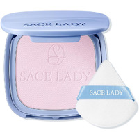 Sace Lady Face Powder Waterproof Setting Makeup, Talc-Free Oil Control Pressed Powder Compact For Women, Blurring Pores Matte Long Lasting Up To 24 Hours, Cruelty-Free (#05 Pink, 0.35Oz)